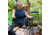 Woods Siesta Folding Reclining Padded Camping Chair, Dijon, CTI0765868