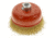 Woodstock 5in x 5/8in-11 Brass Coated Steel Wire Cup Brush, D2278