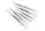 Steelex 6 Pc. Stainless Steel Tweezers Set, 5in. to 6.75in. Long D3288