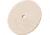 Woodstock Hard Spiral Sewn Buffing Wheel, 8in. Diameter x 1/2in. Ply x 3/4in. Hole D3094
