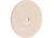 Woodstock Laminated Sisal Buffing Wheel, 8in. Diameter x 1/2in. Diameter x 5/8in. Hole D2523