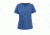 Woolrich First Forks Womens Split Neck Shirt, Bijou Blue, S, 7702-BIJOUBLUE-S
