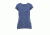 Woolrich Meadow Forks Women's Short Sleeve Tee Shirt, Bijou Blue, 7053