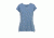 Woolrich Meadow Forks Women's Short Sleeve Tee Shirt, Bluestone, 7053