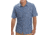 Woolrich Route 99 Short Sleeve Shirt - Mens-Deep Indigo-Large