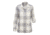 Woolrich Women's Over And Out Shirt, Beachside Gray Check, M 2207-BGE-BEACHSIDEGRAYCHECK-M-DEMO