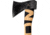 WOOX VOLANTE Axe, Carbon Steel Blade, Black Hickory, Black/Wood, BU.AXE002.01