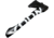 WOOX VOLANTE Axe, Carbon Steel Blade, Black Hickory, Black/White, BU.AXE002.02