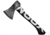 WOOX VOLANTE Axe, Carbon Steel Blade, Black Hickory, Black/White, BU.AXE002.02