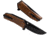 WOOX Leggenda Folding Knife, 3.5in D2 High Carbon Steel Straight Back Blade, Walnut, BU.KNF002.01