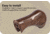 WOOX Mossberg 500/590 Shotgun Grip, Walnut, SHGRP01201