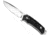 WOOX Rock 62 X-GRIP Fixed Blade Knife, 4.25in, Stonewashed, Drop Point, Black, BU.KNF001.14