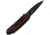 WOOX Rock 62 X-GRIP Fixed Blade Knife, 4.25in, Mil-Spec Black, Drop Point, Brown, BU.KNF001.18