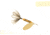 Wordens Rooster Tail In-Line Spinner, 1 3/4in, 1/24 oz Treble Hook, Yellow Coachdog, 204-YLCD