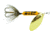 Wordens Rooster Tail In-Line Spinner, 2 1/4in, 1/8 oz Single Hook, Yellow Coachdog, S208-YLCD