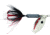 Wordens Rooster Tail In-Line Spinner, 2 1/4in, 1/8 oz Treble Hook, Black with Red Hook, 208R-BL