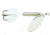 Wordens Rooster Tail In-Line Spinner, 2 1/4in, 1/8 oz Treble Hook, Chrome Whitetail, 208-CHWT