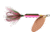 Wordens Rooster Tail In-Line Spinner, 2 1/4in, 1/8 oz Treble Hook, Copper Glitter Rainbow, 208-CGRBO