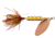 Wordens Rooster Tail In-Line Spinner, 2 1/4in, 1/8 oz Treble Hook, Copper Tinsel Brown Trout, 208-CTBRTR