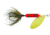 Wordens Rooster Tail In-Line Spinner, 2 1/4in, 1/8 oz Treble Hook, Flame Coachdog, 208-FLCD
