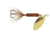 Wordens Rooster Tail In-Line Spinner, 2 1/4in, 1/8 oz Treble Hook, Glitter Brown, 208-GBR