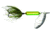 Wordens Rooster Tail In-Line Spinner, 2 1/4in, 1/8 oz Treble Hook, Metallic Chartreuse Lime, 208-MCLI