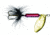 Wordens Rooster Tail In-Line Spinner, 2 1/4in, 1/8 oz Treble Hook, Peacock, 208-PEAC