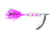 Wordens Rooster Tail In-Line Spinner, 2 1/4in, 1/8 oz Treble Hook, Pearl Clown, 208-PLCL
