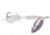 Wordens Rooster Tail In-Line Spinner, 2 1/4in, 1/8 oz Treble Hook, UV Tinsel Shad, 208-TSHAD-UV