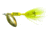 Wordens Rooster Tail In-Line Spinner, 2 1/4in, 1/8 oz Treble Hook, Yellow Jacket, 208-YLJT