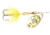 Wordens Sonic Rooster Tail In-Line Spinner, 2 3/8in, 1/8 oz Chartreuse Mylar, 182-CHMY