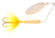 Wordens Super Rooster Tail In-Line Spinner, Sz 1/4oz Yellow, 194-YL
