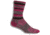 Wrightsock Adventure Crew Hiking Socks, Black/Fuschia Stripe, Medium, 6562.2801