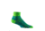 Wrightsock Double Layer CoolMesh II Quarter Sock, Blue/Green, Medium, 8052.2201