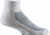 Wrightsock Endurance Qtr Safety Toe Socks, White/Grey, Medium, 9052.7101