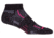 Wrightsock Stride Lo - Womens-Black/Pink Stripe-Small