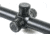 Wulf Optics Hurricane 6.5-25x50 Rifle Scope, 30mm Tube, Second Focal Plane, Red/Blue Half Mildot Reticle, Black, WU9105