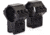 Wulf Optics WULF 40 MOA Adjustable 2 Piece Rifle Scope Rings, 6 Screw, 09-11mm, Black, 30mm, WU8021