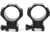 Wulf Optics WULF 40 MOA Adjustable 2 Piece Rifle Scope Rings, 6 Screw, Picatinny, Black, 34mm, WU8022