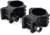Wulf Optics WULF 40 MOA Adjustable 2 Piece Rifle Scope Rings, 6 Screw, Picatinny, Black, 30mm, WU8020
