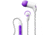 X-1 Audio Momentum In-Ear Ultra Light Headphones - WHITE &amp; PURPLE H2O-MM-IE1-PE