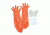 X-Stand Dirty Job Glove Kit, Orange XAAH405