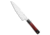 Xin Cutlery Xin Cutlery Xincare 7.5" Kiritsuke Chefs Kitchen Knife Black/Red G10, Black/Red, 304Cu, adult, BHQ-123458