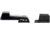 XS Sight Systems DXT Big Dot Pistol Tritium Night Sight, CZ P10, Matte Black, Standard, CZ-0008S-5