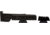 XS Sight Systems DXW Big Dot Pistol Tritium Night Sight, Kimber 1911 Target, Matte Black, Standard, KB-0004A-3