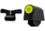 XS Sight Systems DXW2 Big Dot Sight, Yellow, S&amp;W 586/686/625/629/329 Revolvers, SW-0035S-3Y