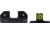XS Sight Systems R3D Night Sights, Tritium, Green, Smith &amp; Wesson M&amp;P Shield/ M&amp;P M2.0 Shield, Black, SW-R033S-6G