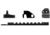XS Sight Systems Shotrail, Ghost Ring &amp; Banded Standard Dot Tritium Front Sights, Remington 870 RE-4001R-4