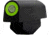 XS Sight Systems Standard Dot Sight Tritium, Green, S&amp;W J Frame/Ruger SP101/Fixed Rear, RV-0003N-4G