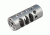 Precision Hardcore Gear Stainless Steel Slotted Hybrid Brake - 1in OD X 1/2in-28, Raw, HC-91122